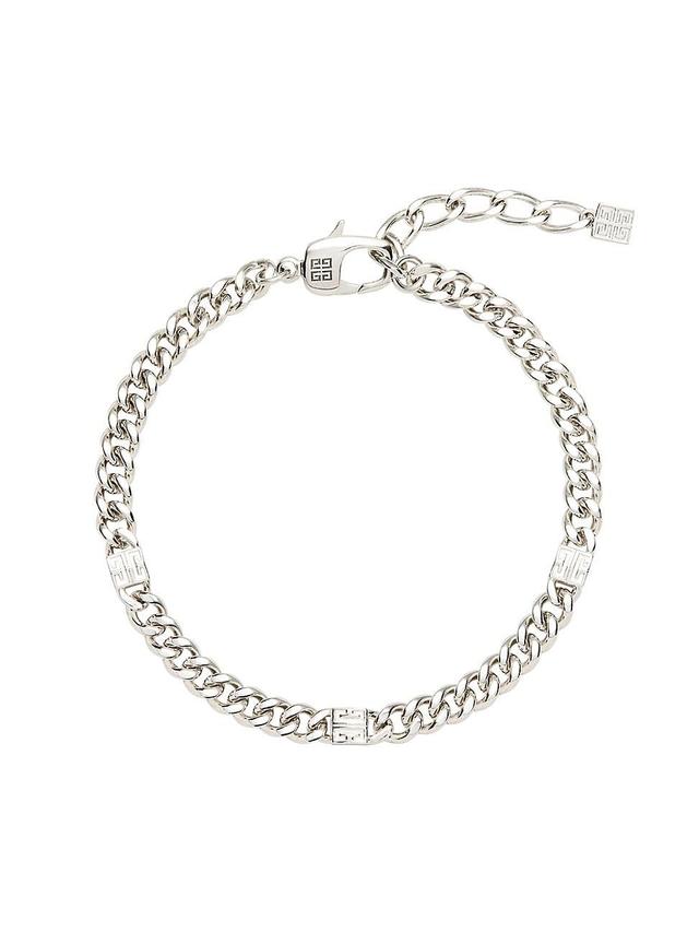 Men's 4G Silvery Small Chain Bracelet Product Image