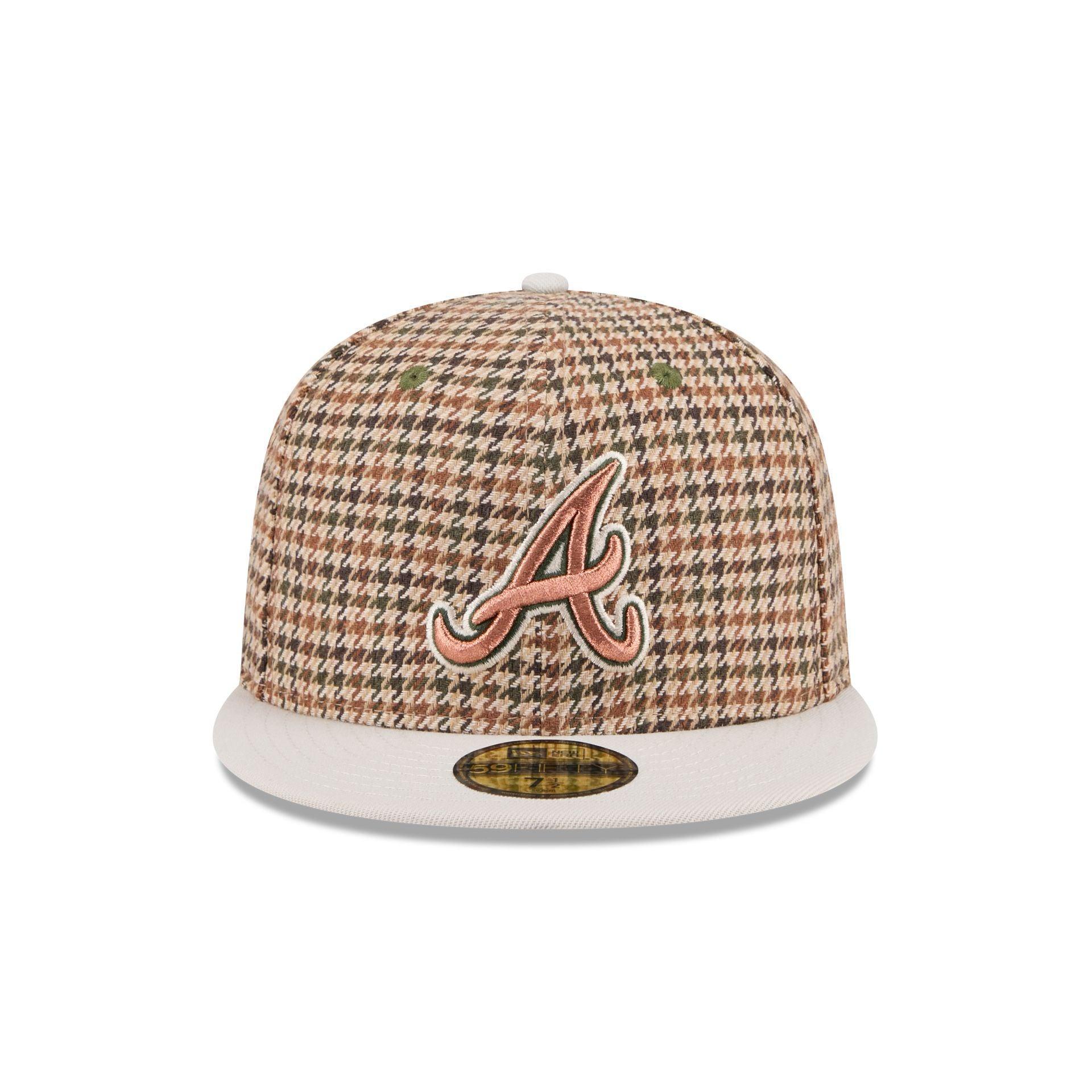 Atlanta Braves Houndstooth 59FIFTY Fitted Hat Male Product Image