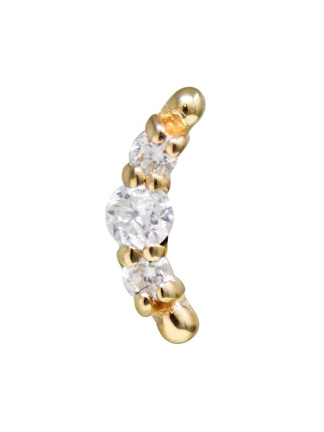 Womens Anzie X Mel Soldera 14K Yellow Gold & 0.06 TCW Diamond Earring Product Image