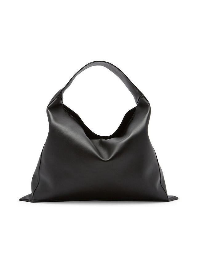 Womens Large Hop Leather Hobo Bag Product Image