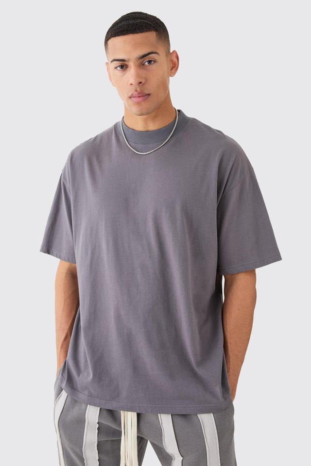 Oversized Extended Neck T-shirt | boohooMAN USA Product Image