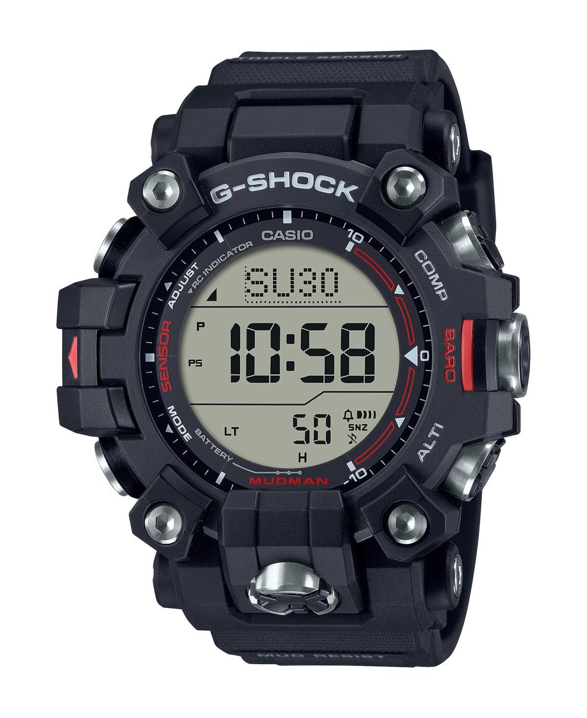 Men's Casio G-Shock Master of G Solar Powered Black Strap Watch with Digital Dial (Model: Gw9500-1) Product Image