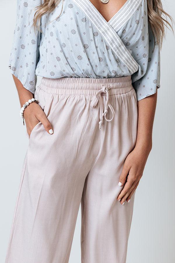 Joyful Evening High Waist Pants In Rose Quartz Product Image