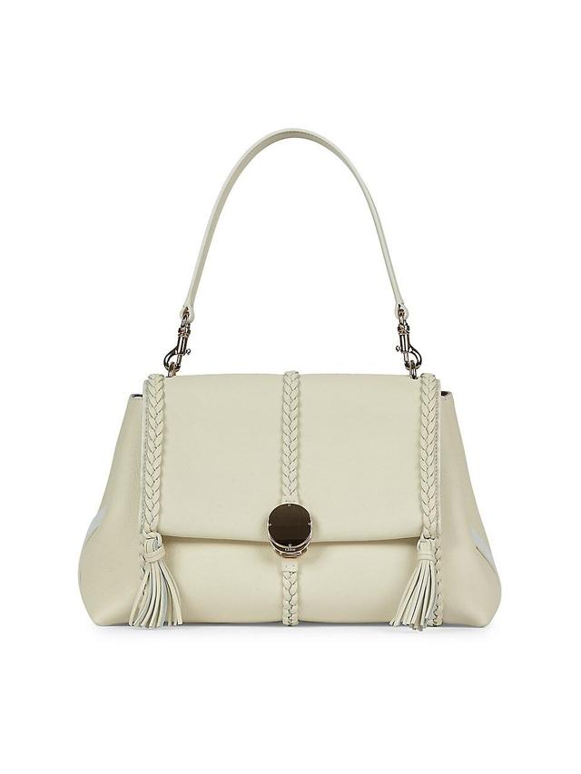 Womens Penelope Leather Shoulder Bag Product Image