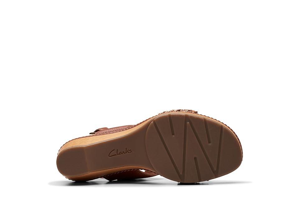 Clarks Seannah Step Leather) Women's Sandals Product Image