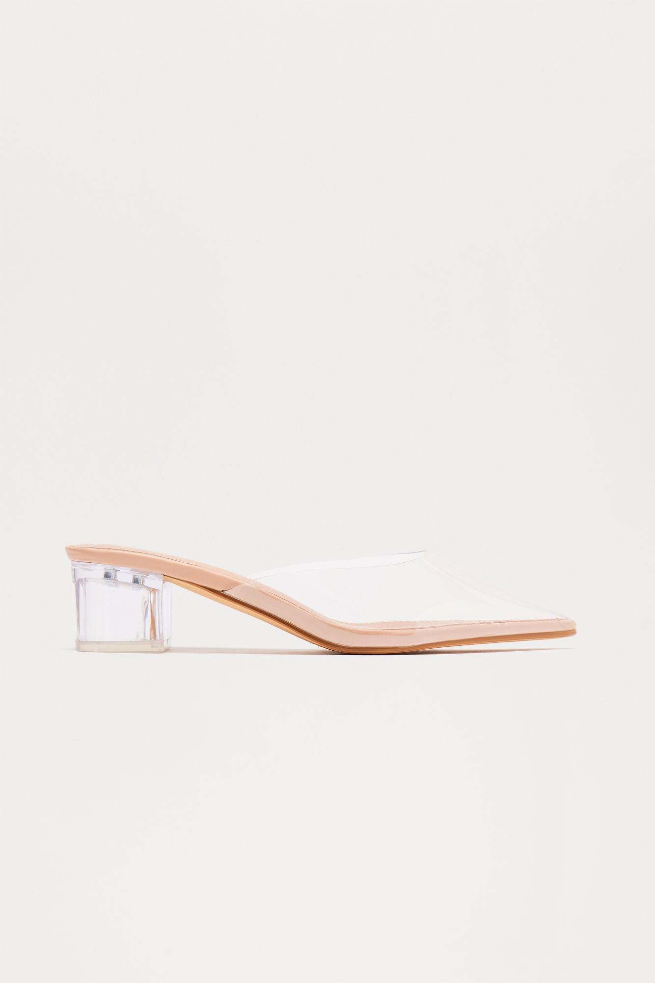 Elsa Clear Low Heel Pump - Nude Product Image