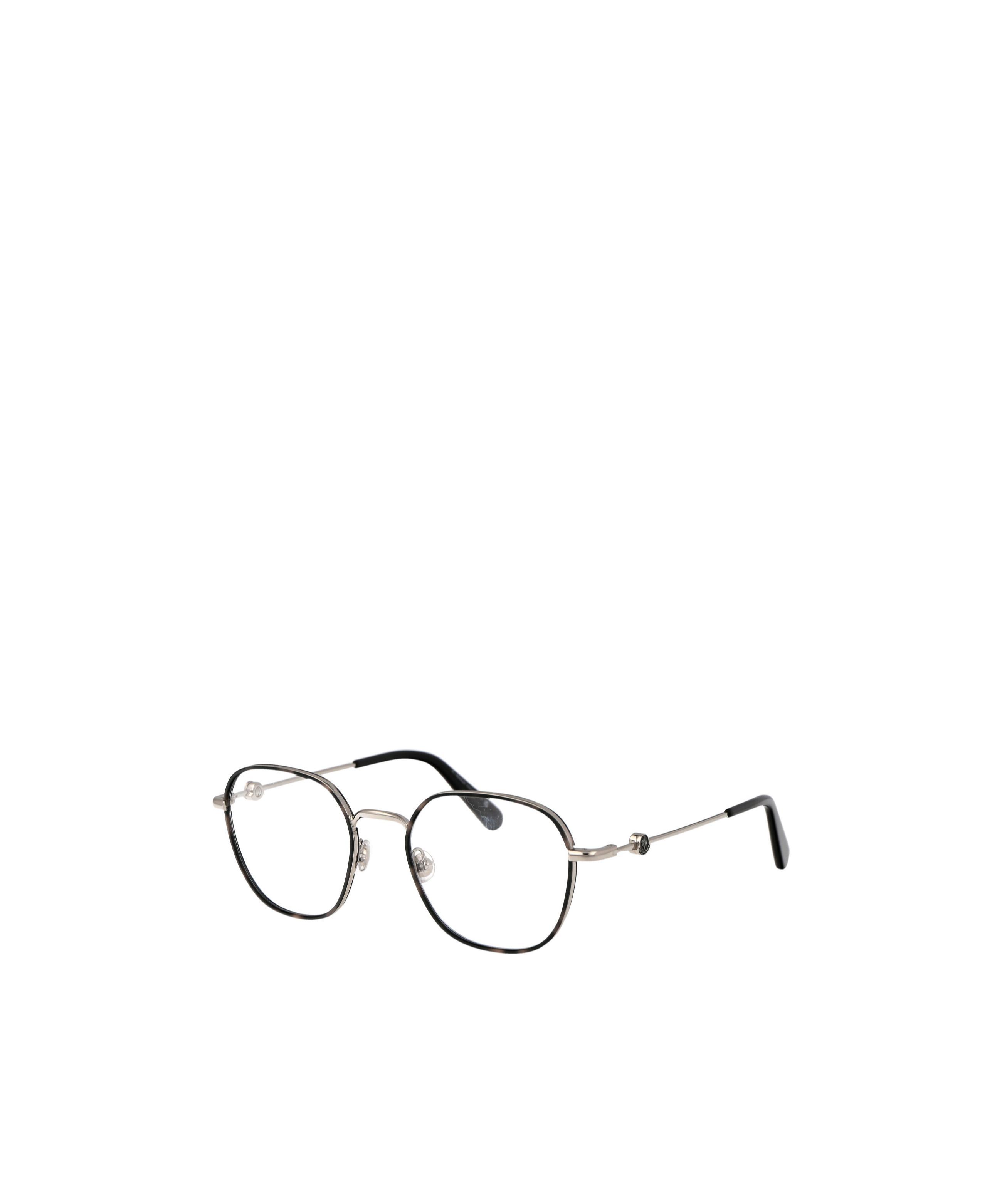 MONCLER Square-frame Glasses In Gray Product Image