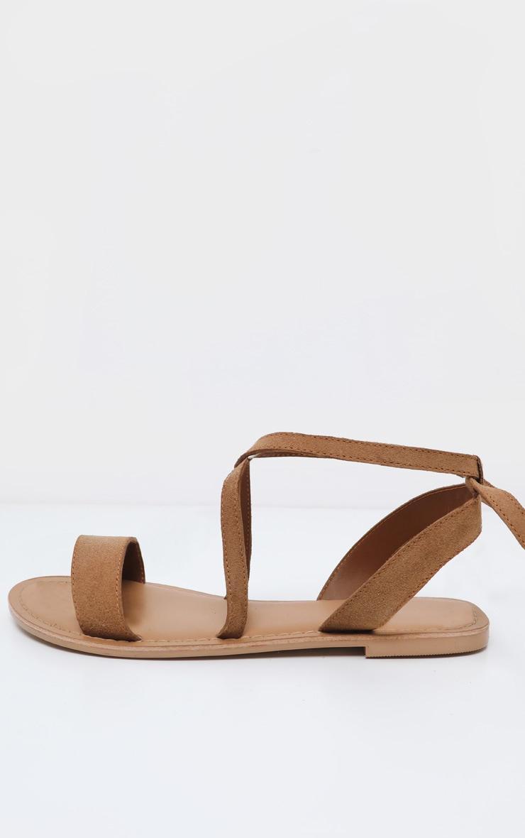 Tan Basic Leather Sandal Product Image