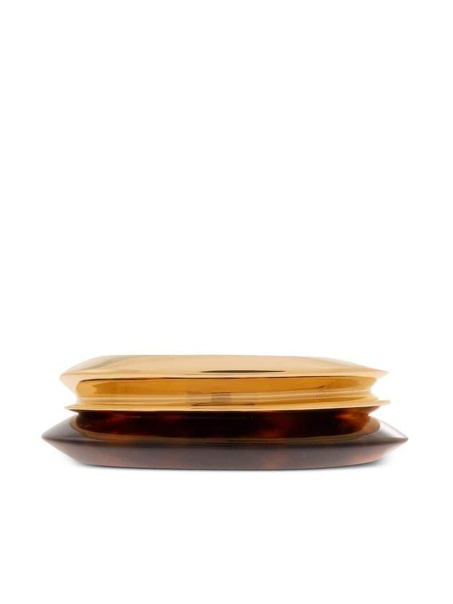 Tortoiseshell Duet Cuff Bracelet In Gold Product Image