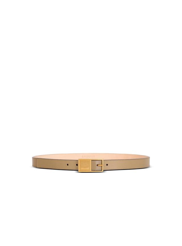 Thin Signature calfskin belt Product Image