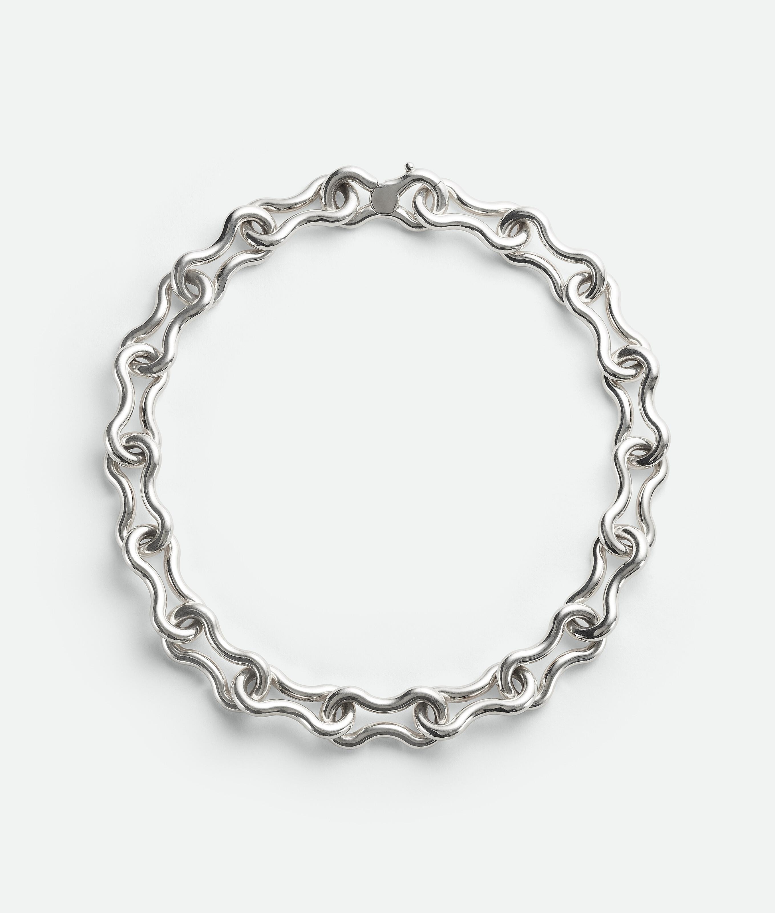 Women's Nest Chain Necklace in Silver Product Image