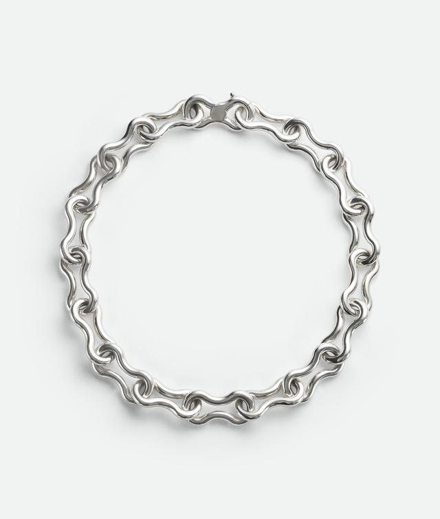 Women's Nest Chain Necklace in Silver Product Image