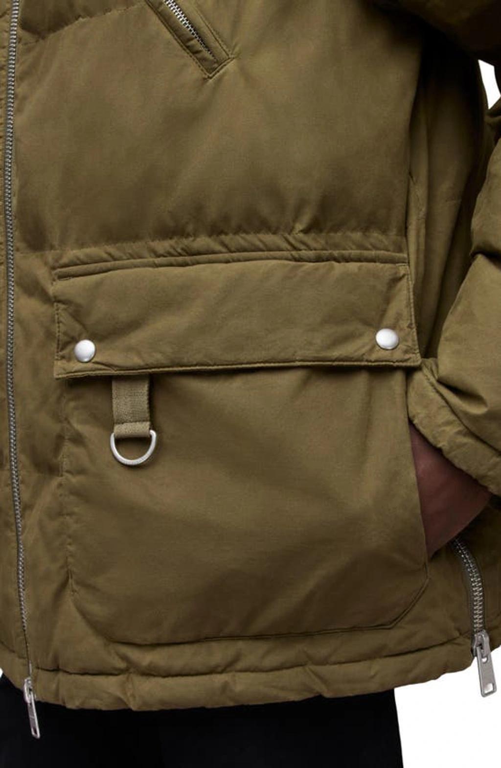 ALLSAINTS Gillan Wadded Jacket In Dusky Green Product Image