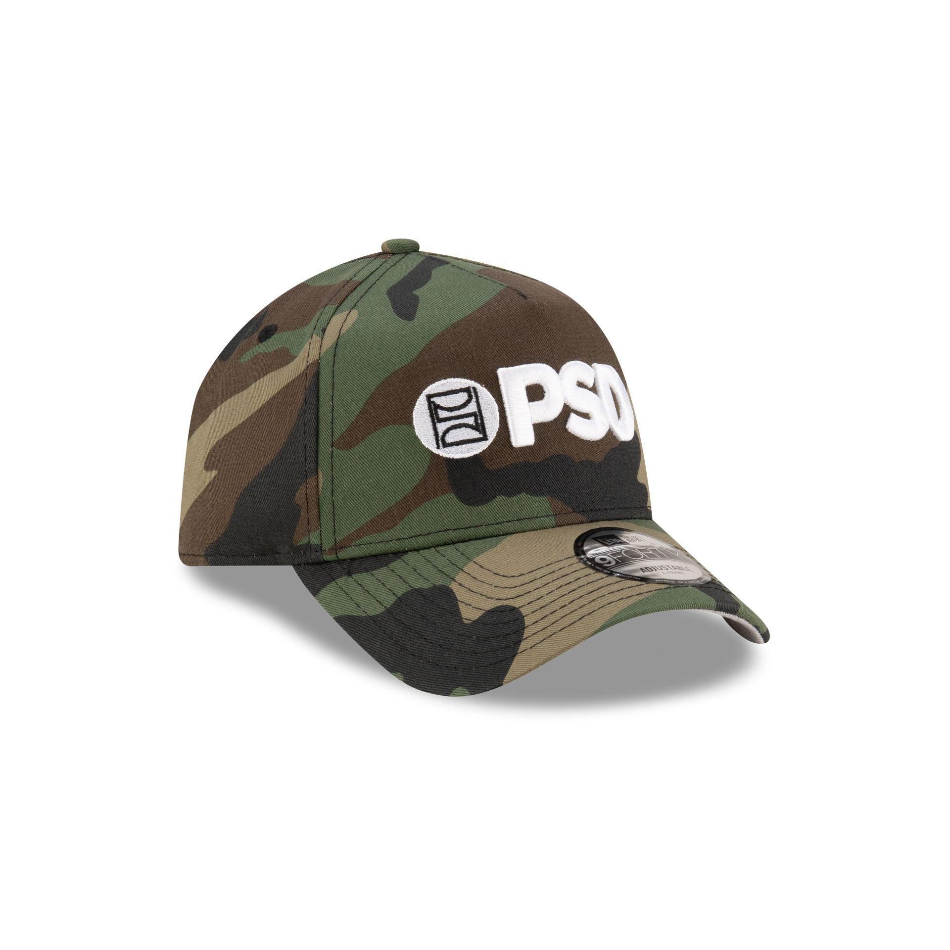 PSD Camo Gray 9FORTY A-Frame Snapback Hat Male Product Image