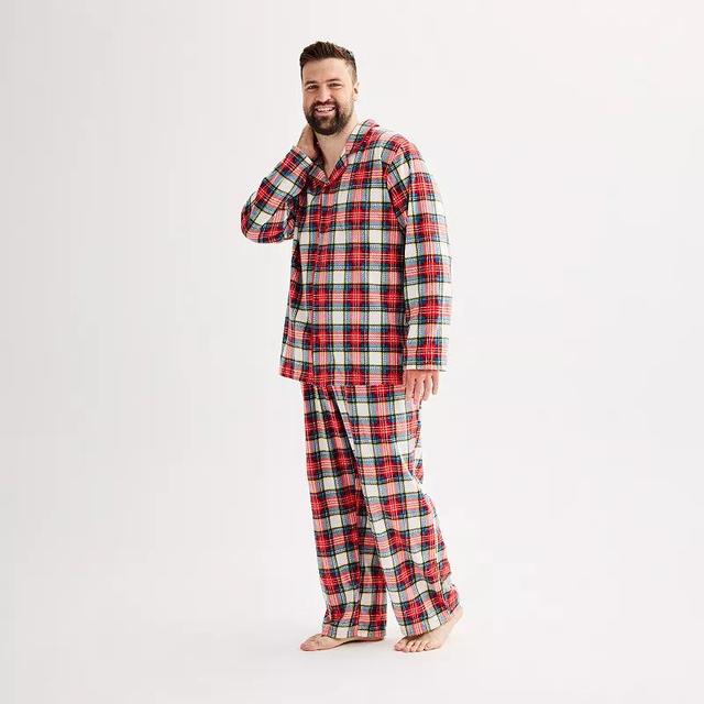 Big & Tall Jammies For Your Families Jingle Bell Rock Notch Pajama Top & Pajama Bottoms Set, Mens Product Image