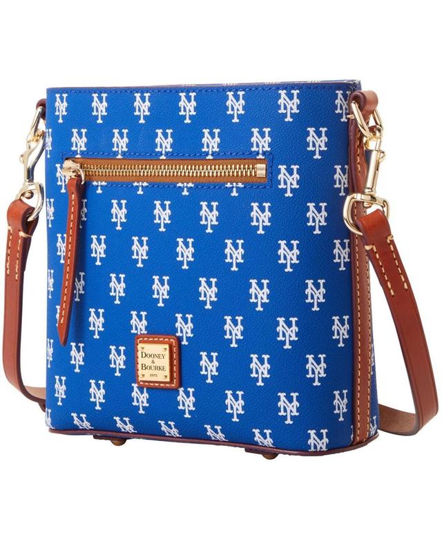 Womens Dooney & Bourke New York Mets Signature Small Zip Crossbody Product Image