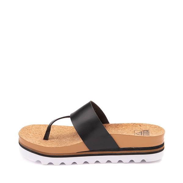 Womens Reef Cushion Sol Hi Sandal - Black / Tan Product Image