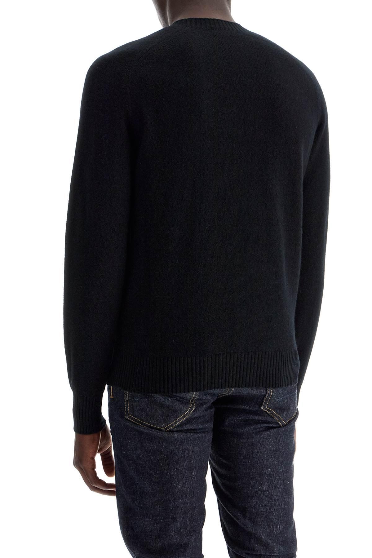 TOM FORD Crewneck Wool And Cashmere Pul In Black Product Image