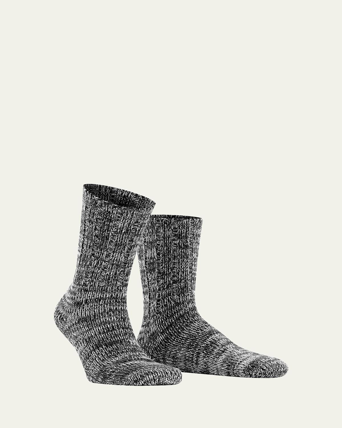 Mens Brooklyn Rib-Knit Cotton Socks Product Image