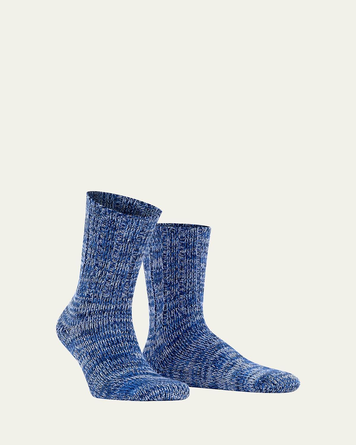 Mens Brooklyn Rib-Knit Cotton Socks Product Image