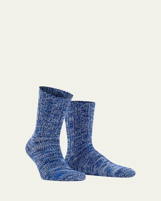 Mens Brooklyn Rib-Knit Cotton Socks Product Image