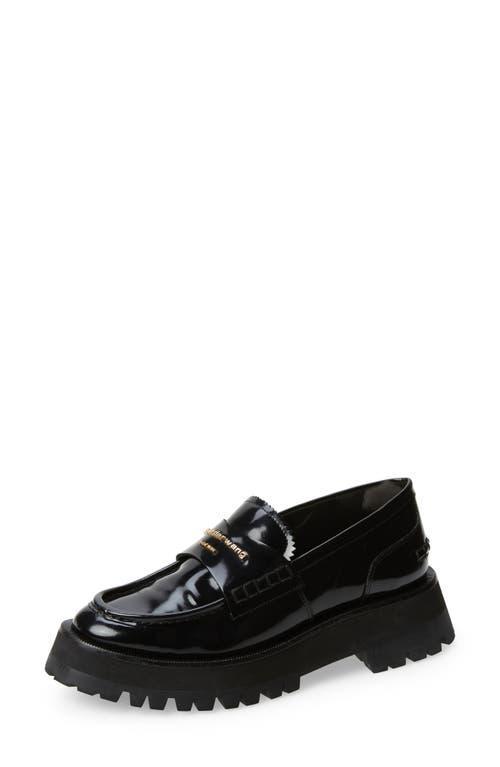 Alexander Wang Carter Lug Loafer in Black Product Image