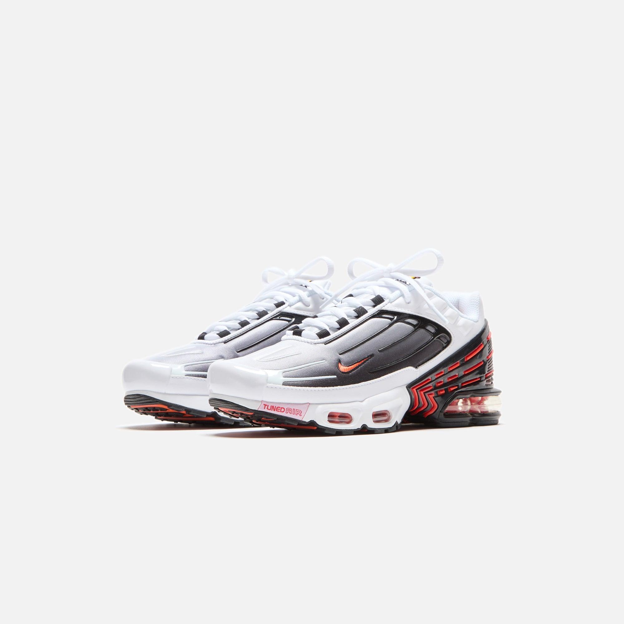 Nike Air Max Plus 3 - White / Team Orange / Black / Gunsmoke Male Product Image