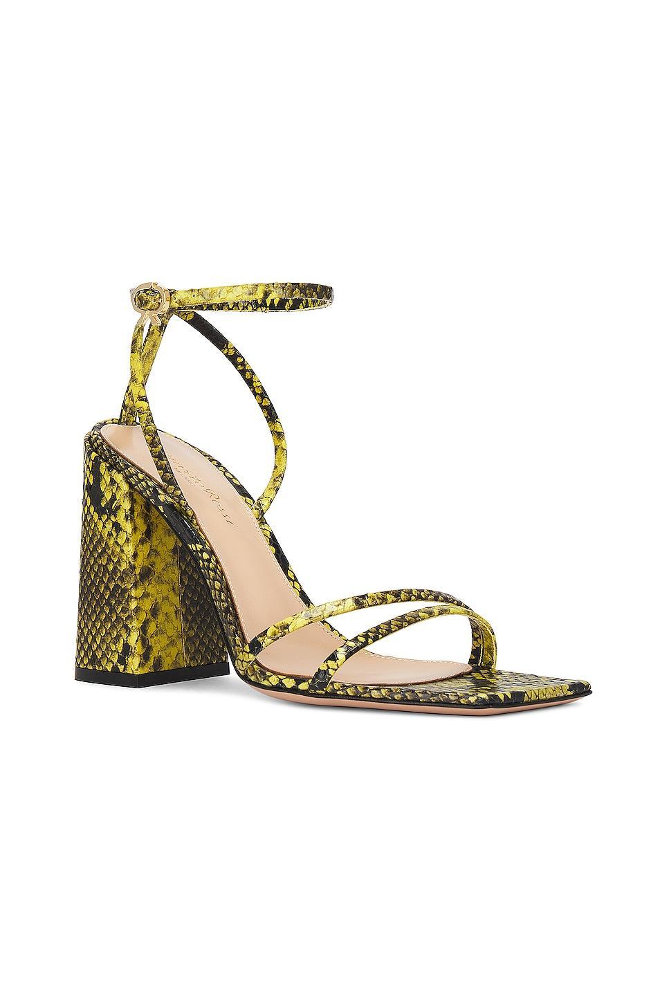 Gianvito Rossi Borneo Sandal in Pistacchio - Green. Size 38.5 (also in 37, 38, 41). Product Image