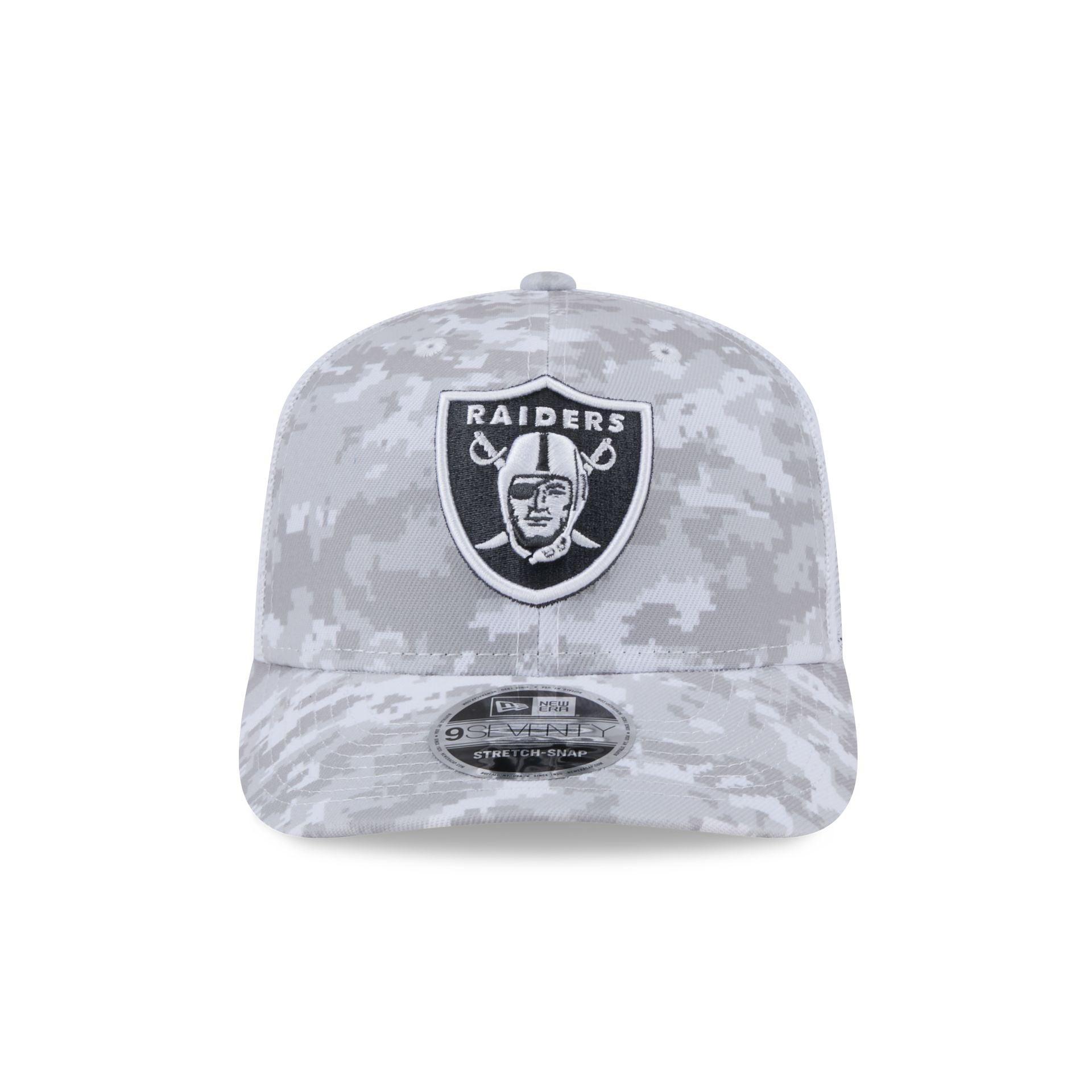 Las Vegas Raiders 2024 Salute to Service 9SEVENTY Trucker Hat Male Product Image