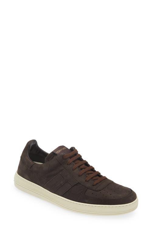 Mens Radcliffe Croc-Effect Leather Low-Top Sneakers Product Image