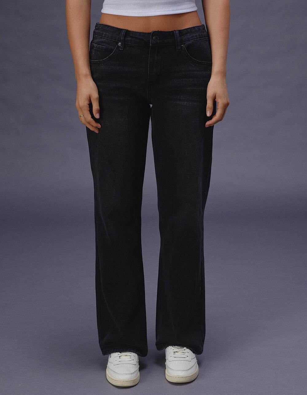 RSQ Womens Low Rise Loose Straight Jeans Product Image