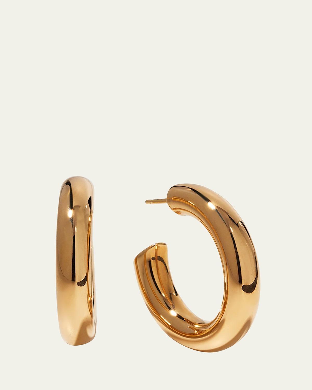 Womens 14K Gold Royale Mega Hoop Earrings Product Image