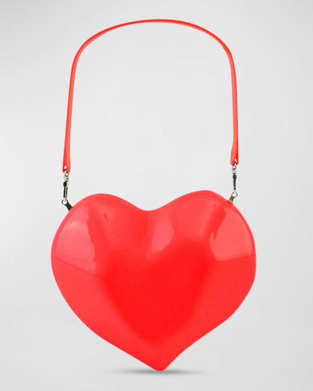 Molded Heart Top-Handle Bag Product Image