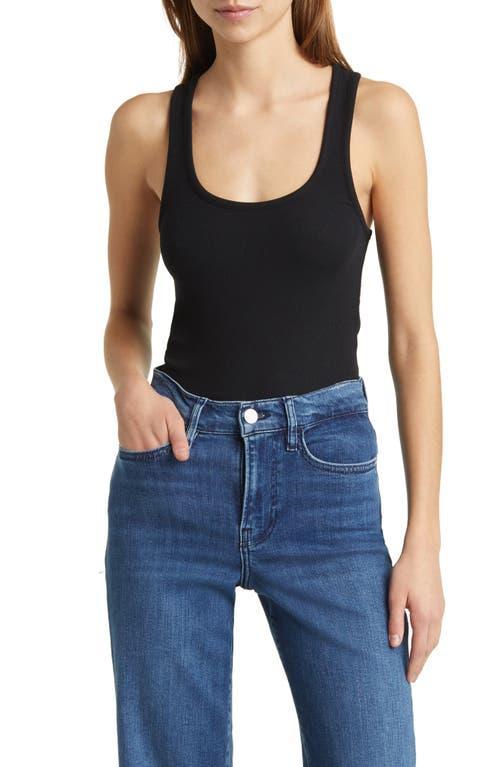 Womens Ribbed Fitted Tank Product Image