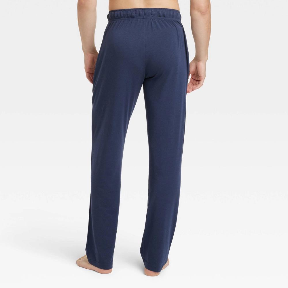 Men's Cotton Modal Knit Pajama Pants - Goodfellow & Co™ Navy Blue M Product Image