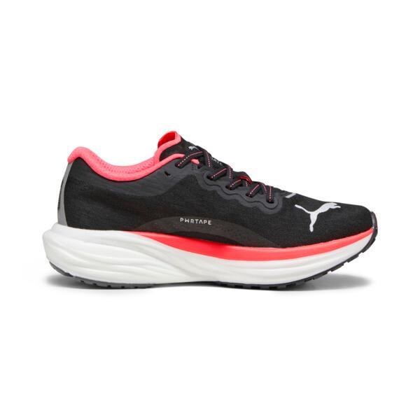 PUMA Deviate NITROâ¢ 2 Women's Running Shoes in Black/Fire Orchid Product Image