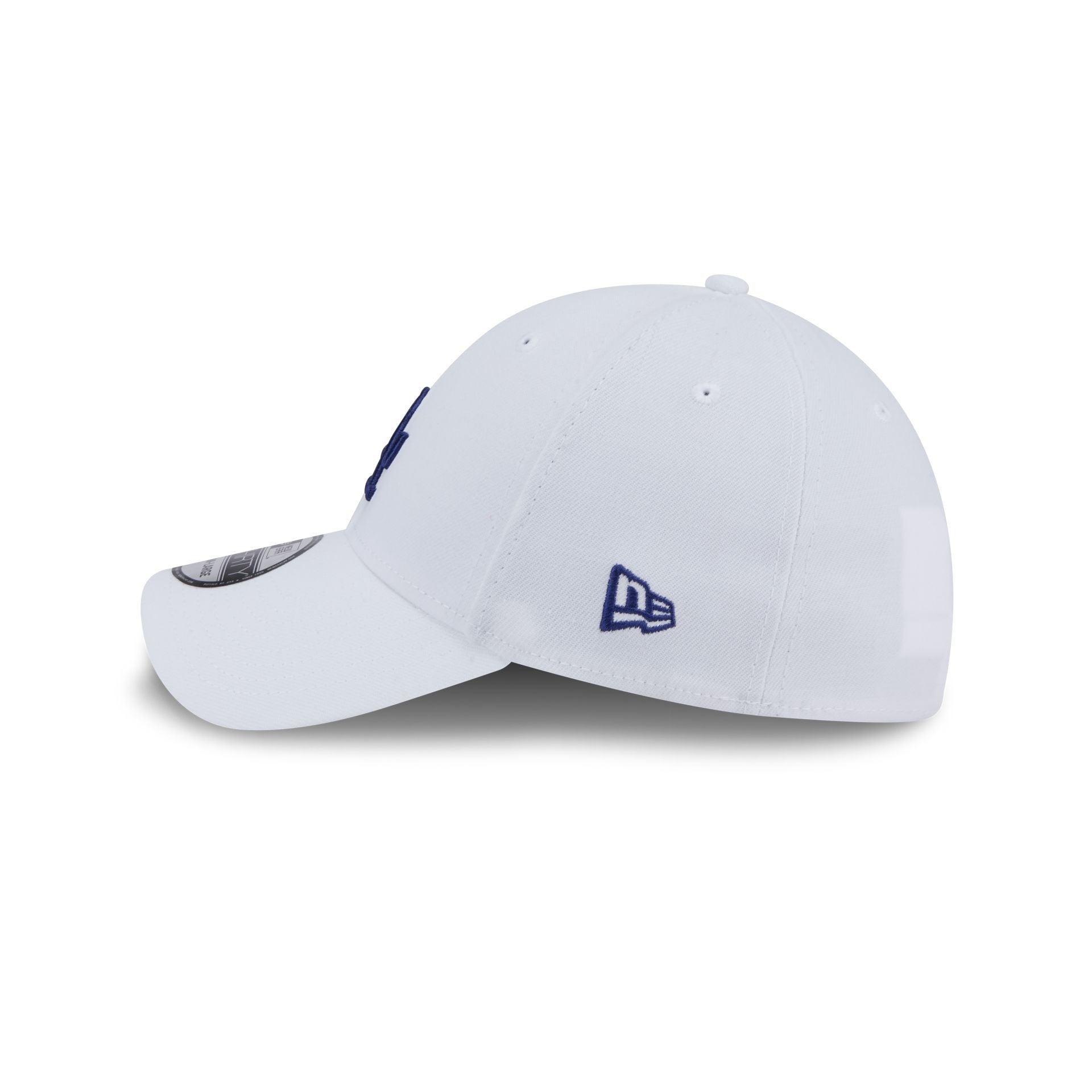 Los Angeles Dodgers Optic White 39THIRTY Stretch Fit Hat Male Product Image