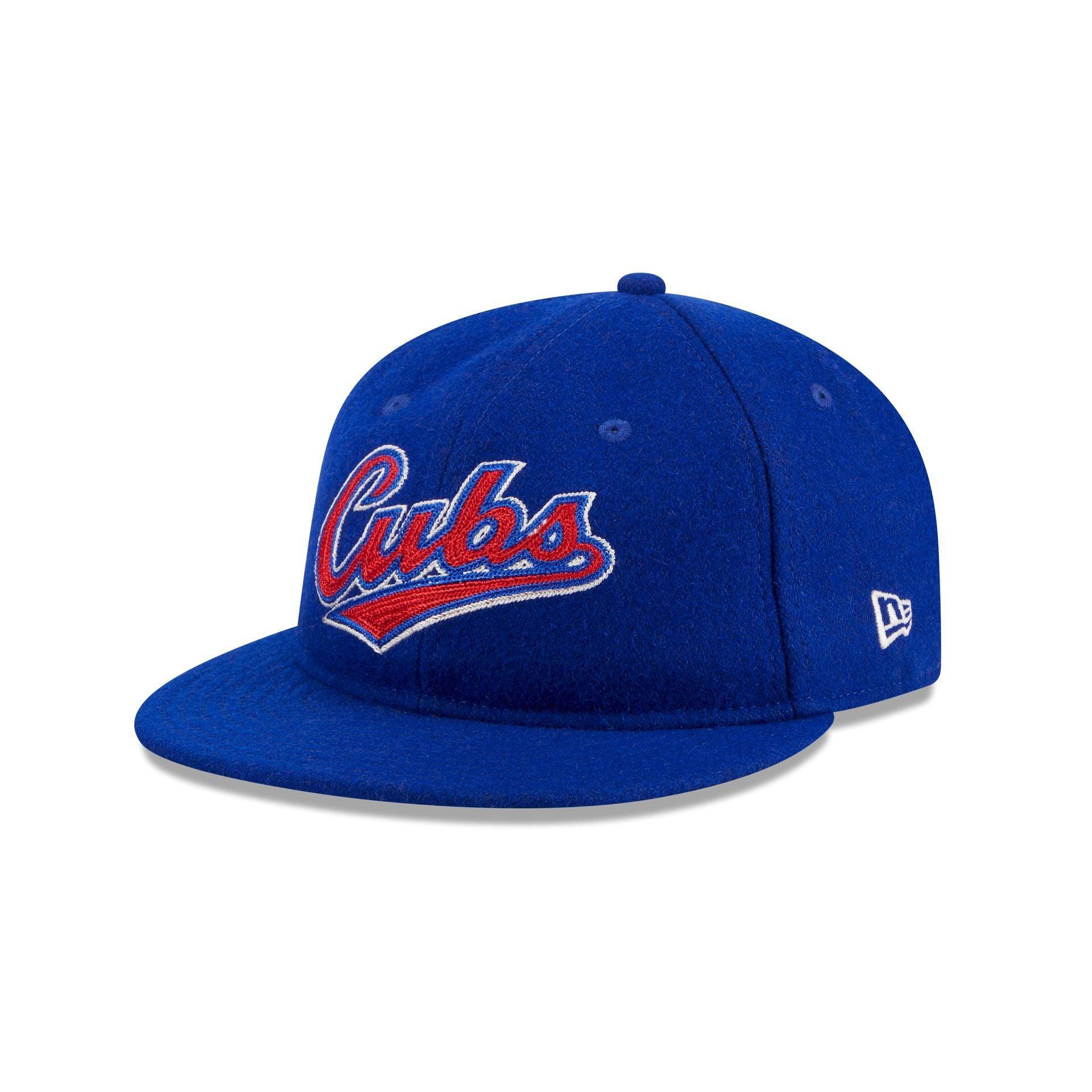 Chicago Cubs Melton Wool Retro Crown 9FIFTY Adjustable Hat Male Product Image