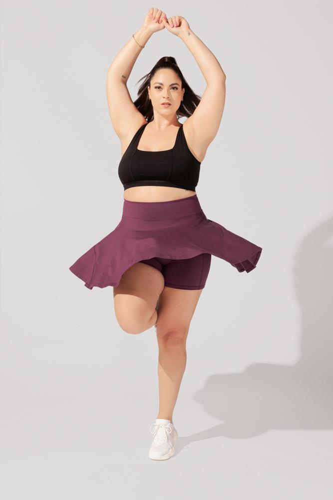 Twirl Skort - Plum Product Image