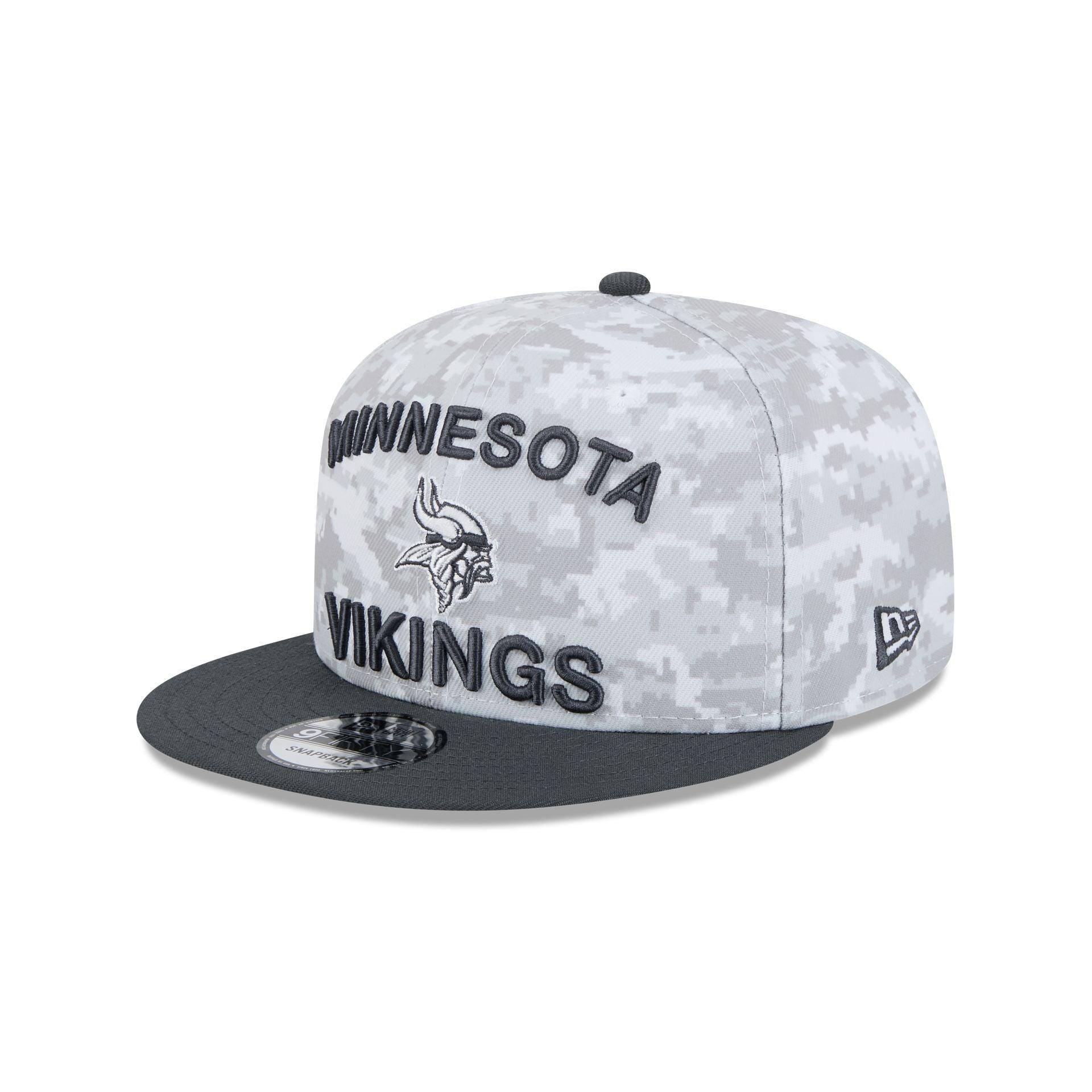 Minnesota Vikings 2024 Salute to Service 9FIFTY Snapback Hat Male Product Image