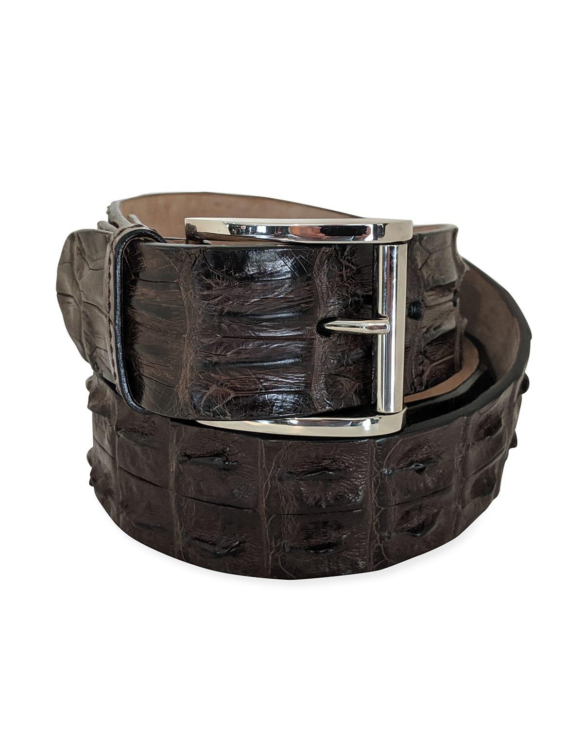 Men's Hornback Crocodile Belt Product Image