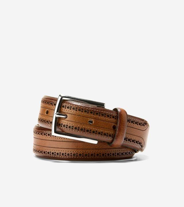 Men's Brogued Belt Product Image