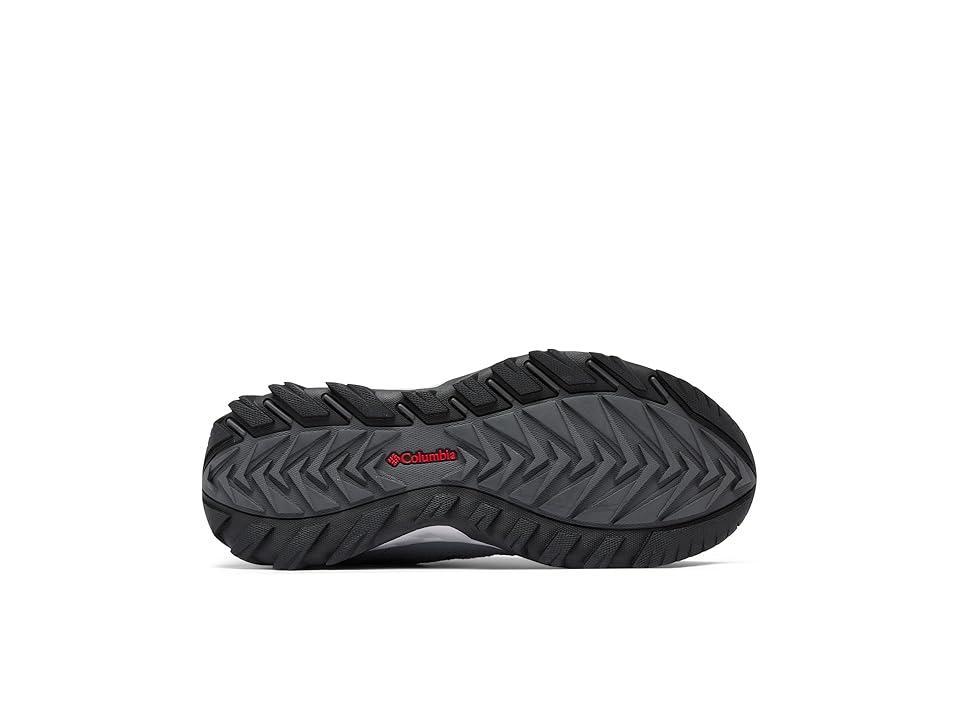 Columbia Strata Trail Low (TI Grey Steel/Mountain Red) Men's Shoes Product Image