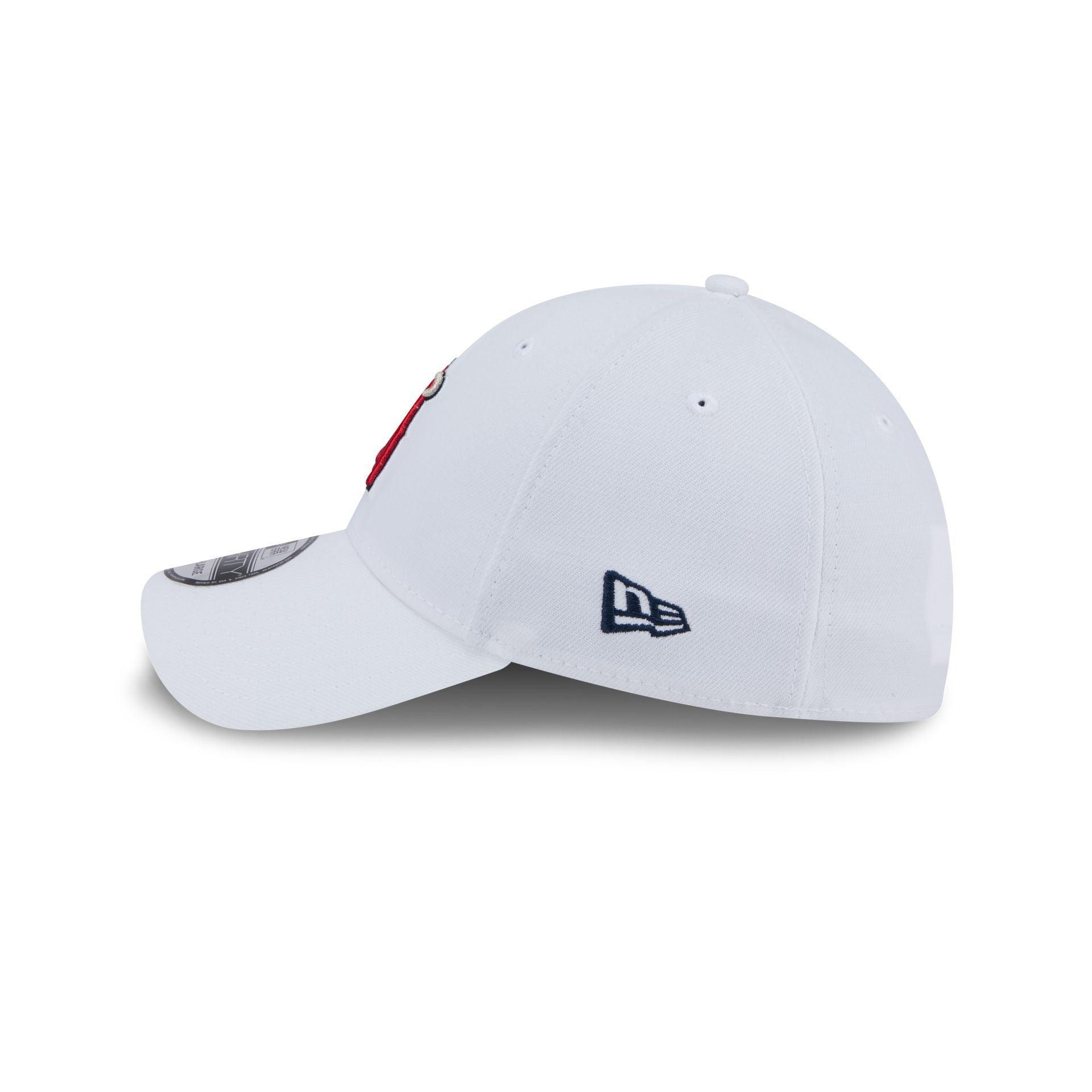 Los Angeles Angels Optic White 39THIRTY Stretch Fit Hat Male Product Image