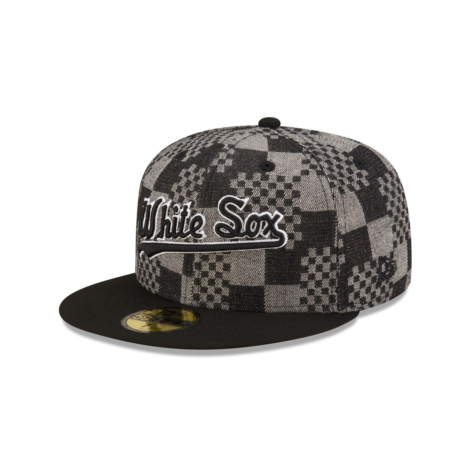 Chicago White Sox Pattern Denim 59FIFTY Fitted Hat Male Product Image