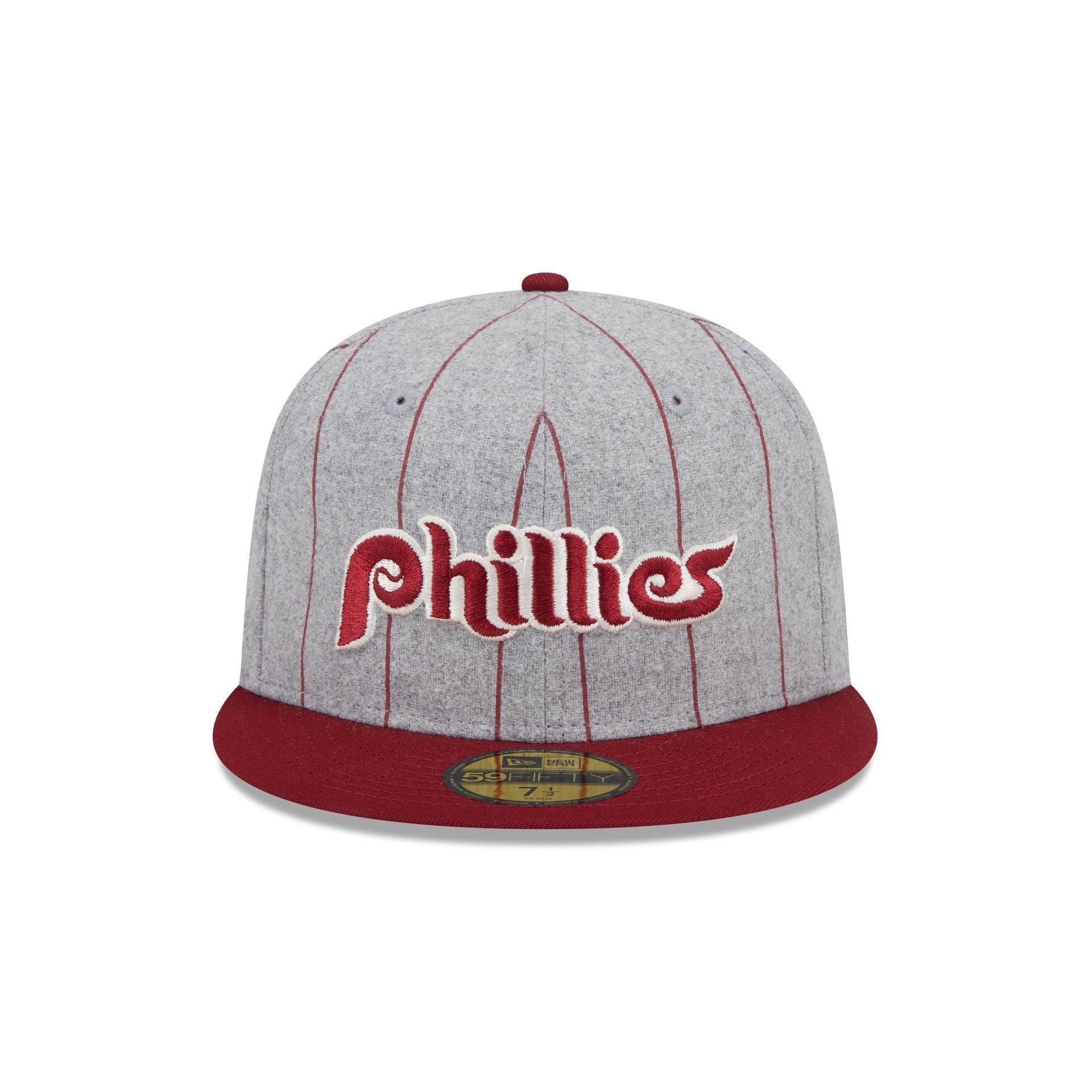 Philadelphia Phillies Heather Pinstripe 59FIFTY Fitted Hat Male Product Image