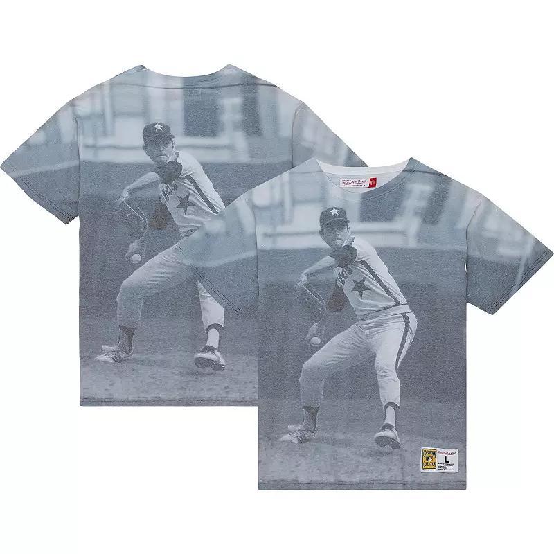 Mens Mitchell & Ness Nolan Ryan Houston Astros Cooperstown Collection Highlight Sublimated Player Graphic T-Shirt Product Image