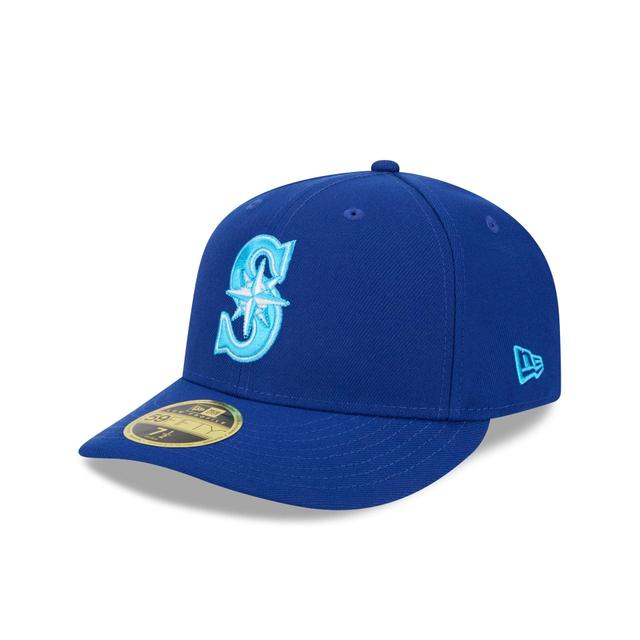 Seattle Mariners Father's Day 2024 Low Profile 59FIFTY Fitted Hat Male Product Image