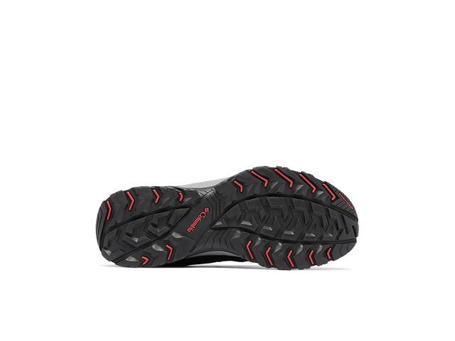 Columbia Granite Trail Waterproof (Shark/Mountain Red) Men's Climbing Shoes Product Image