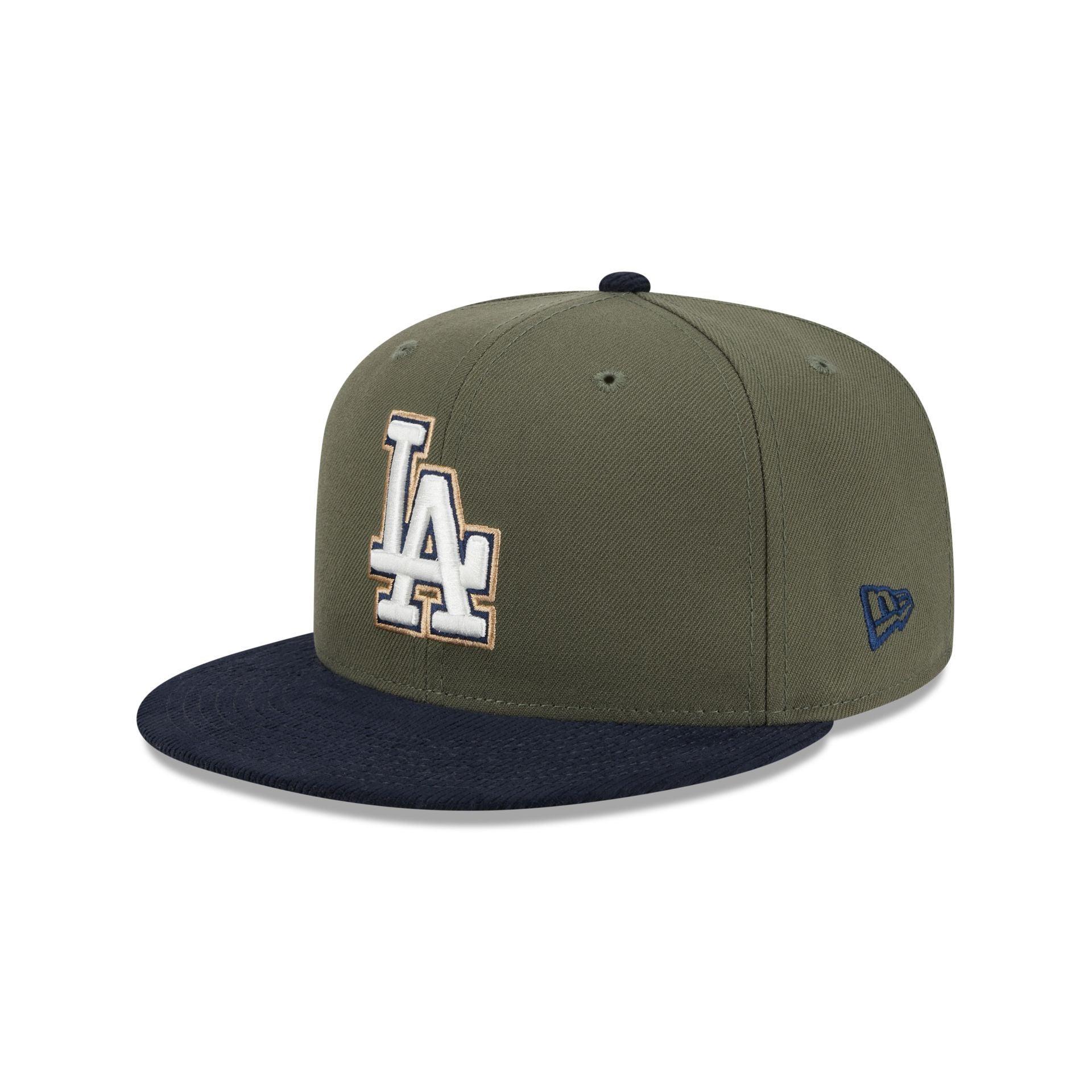 Los Angeles Dodgers Olive Green 59FIFTY Fitted Hat Male Product Image